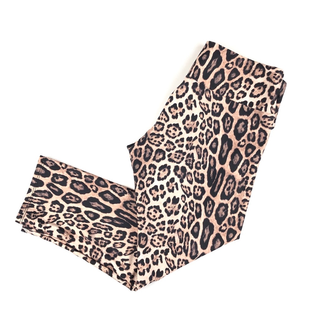 Onzie Flow animal print crop leggings, S/M